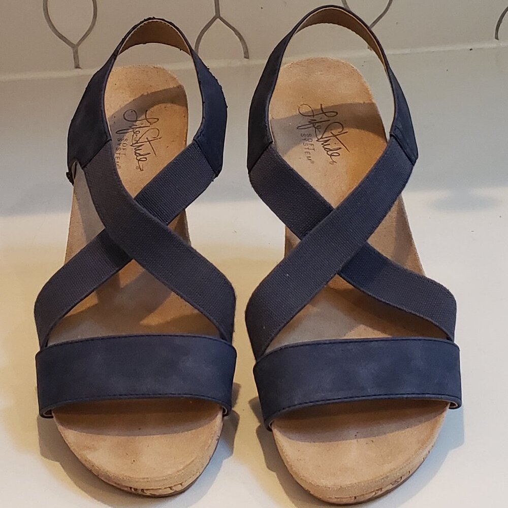 Life Stride Blue Mexican Comfort Sandal